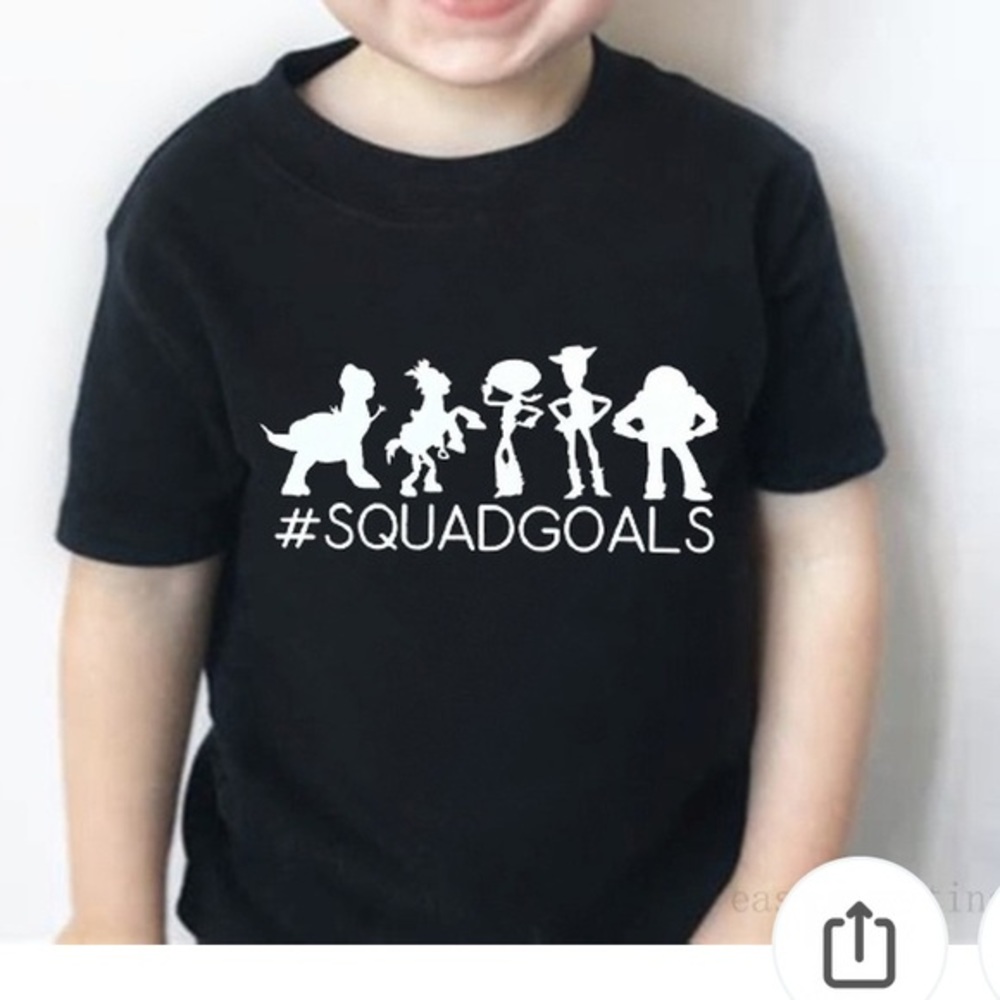 Toy story.  Squad goals tee.
